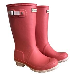 Hunter Original Waterproof Rain Boot pink